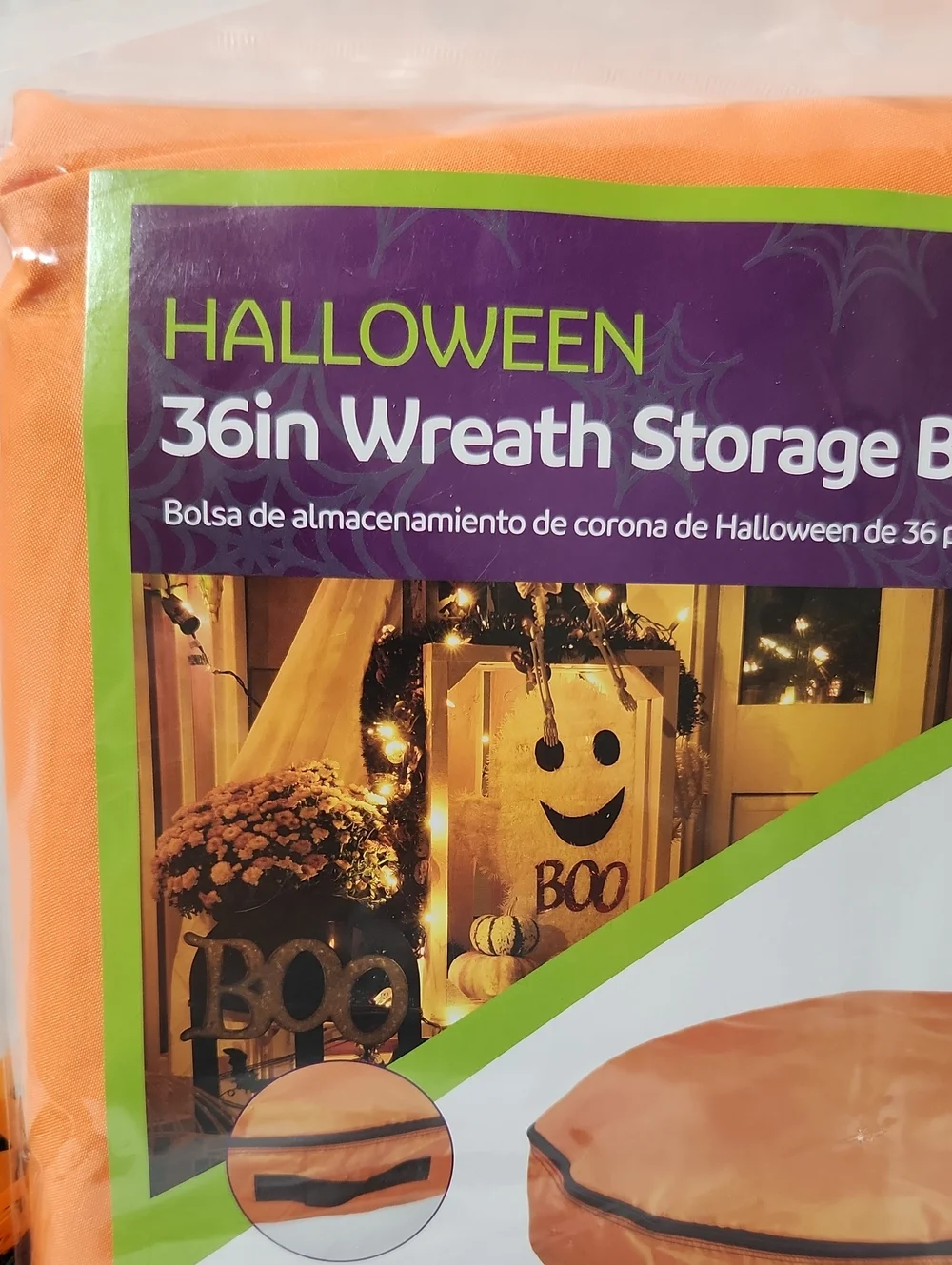 Simple Living Solutions 36-inch Halloween Wreath Storage Bag